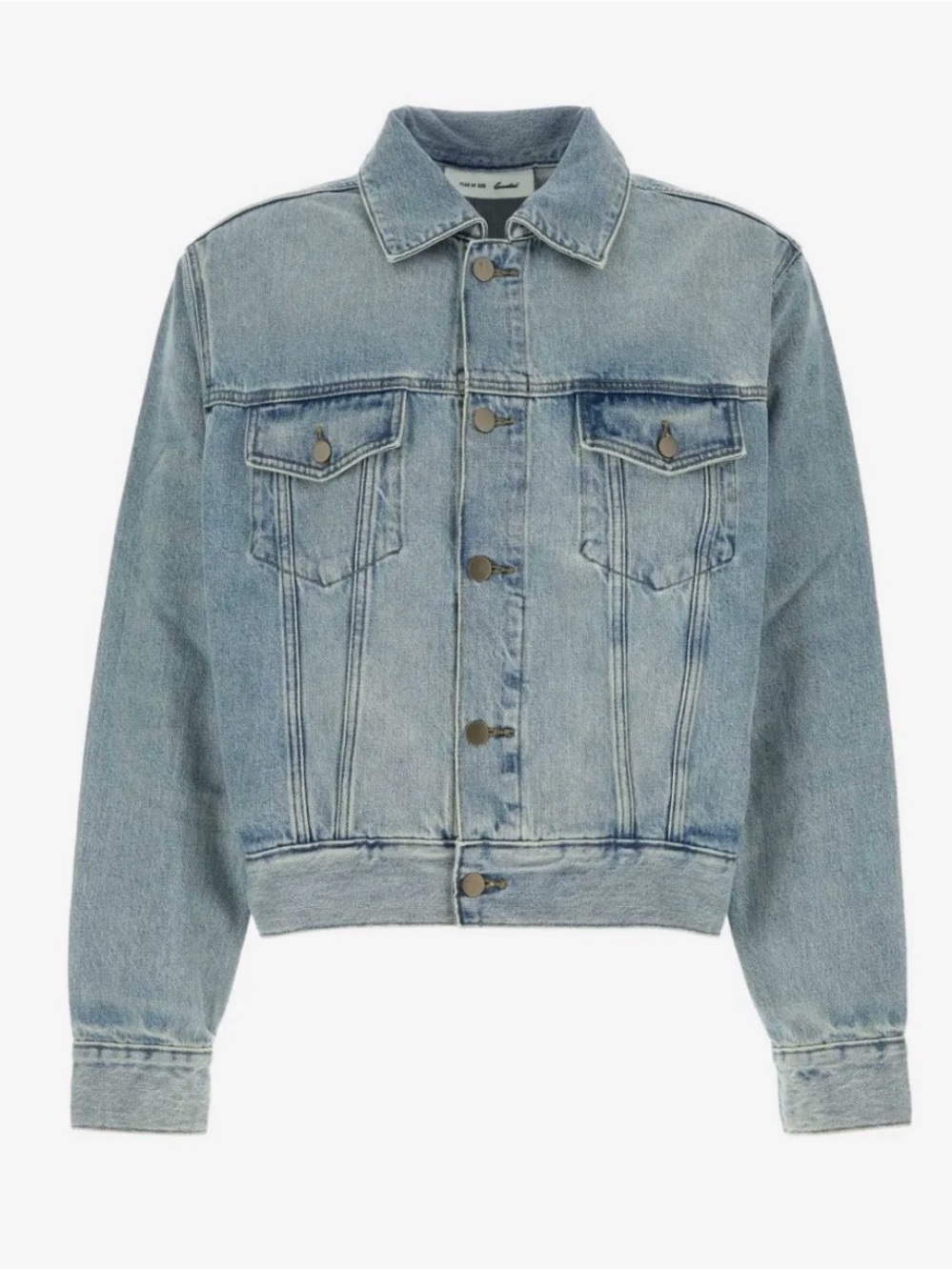 Essentials Light Wash Denim Jacket - Men's Jean Jacket